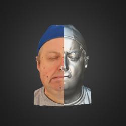 3D head scan of emotions and phonemes - Vaclav